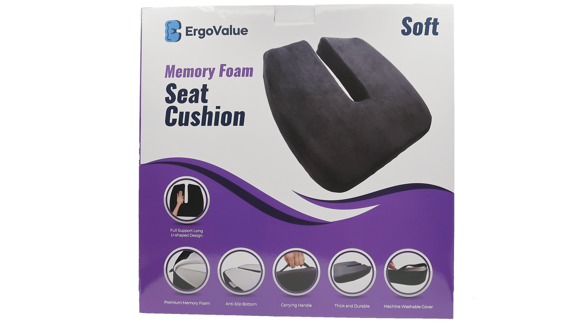Best Memory Foam Chair cushion for Coccyx Tailbone & Spine support